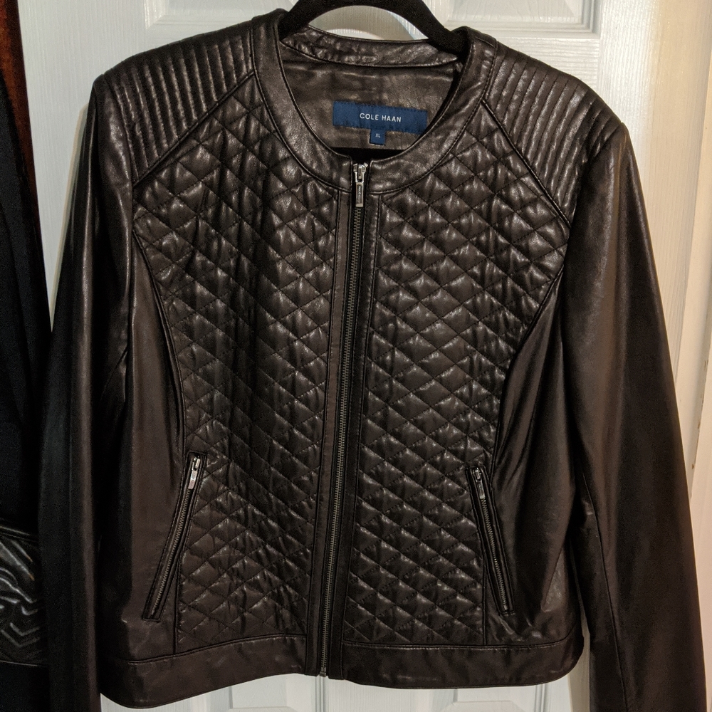 Cole Haan Leather Jacket